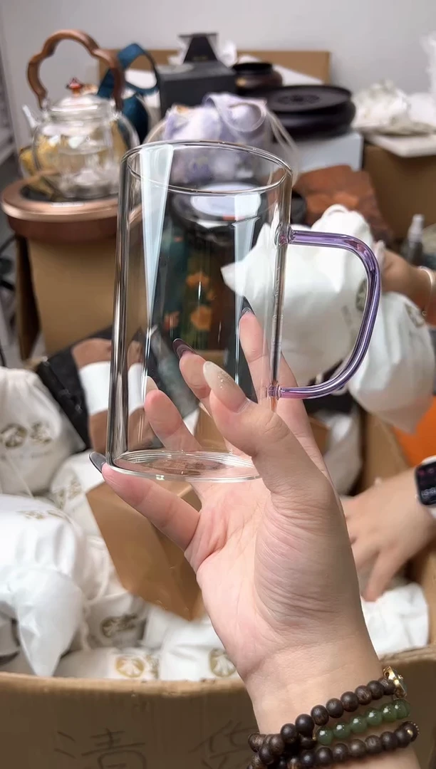 禾墨绿茶杯浅紫色