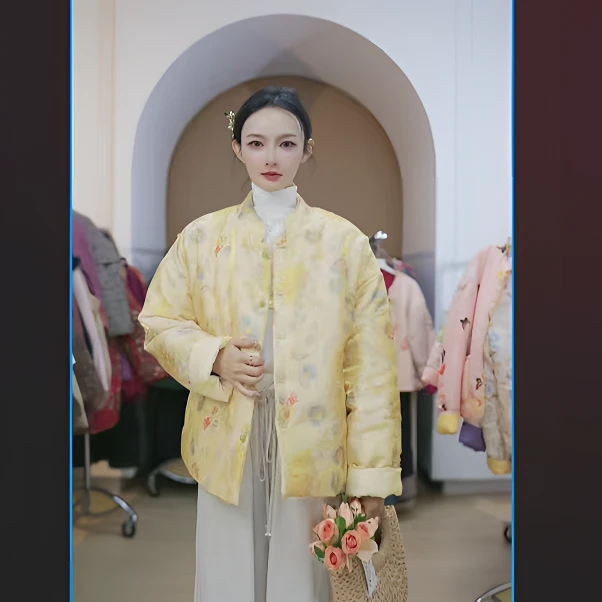 A2007秋冬季民族风女中式复古文艺新款加厚中国风【袁】