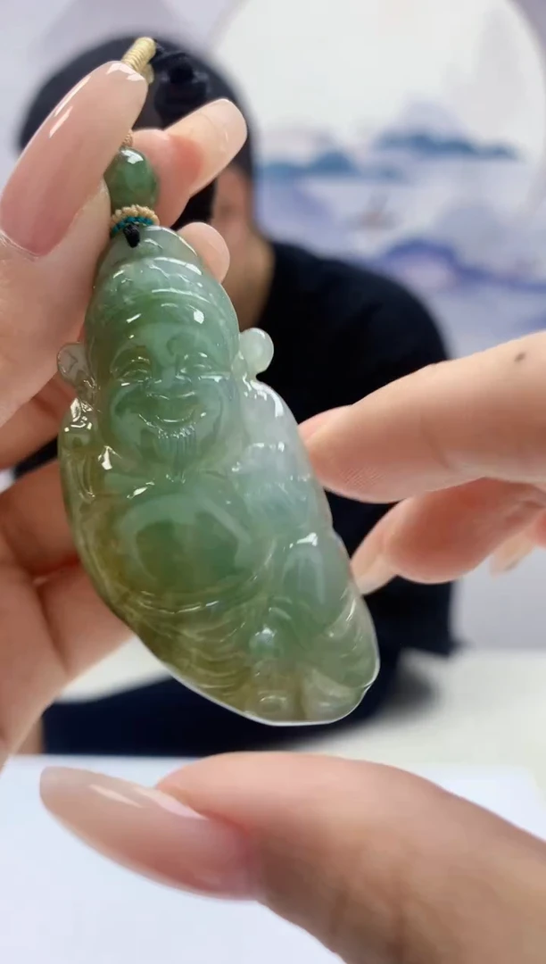 定制翡翠未镶嵌4898kk-毛货挂件18