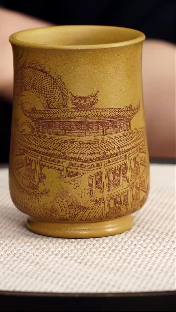 茶壶紫砂段泥龙杯
