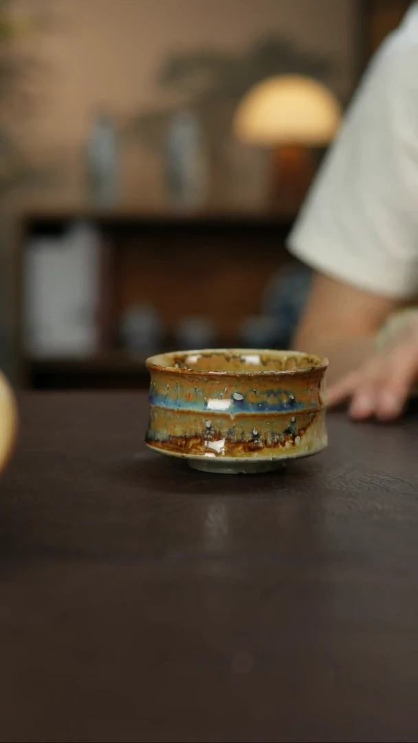 杯景德镇陶瓷杯碗柴烧多人瑕疵