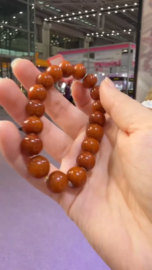 手链琥珀未镶嵌58秒拍号 假一罚三