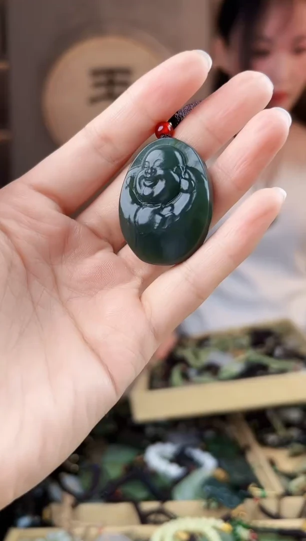 颈饰未镶嵌和田玉拍一发一，多样性发货