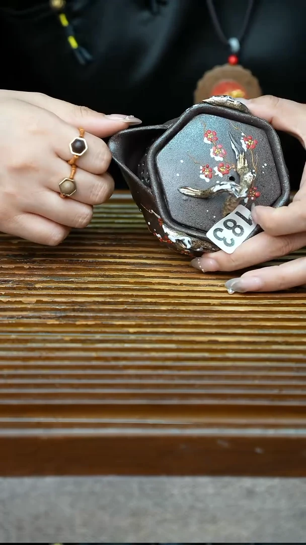 万古烧粗陶手工茶具