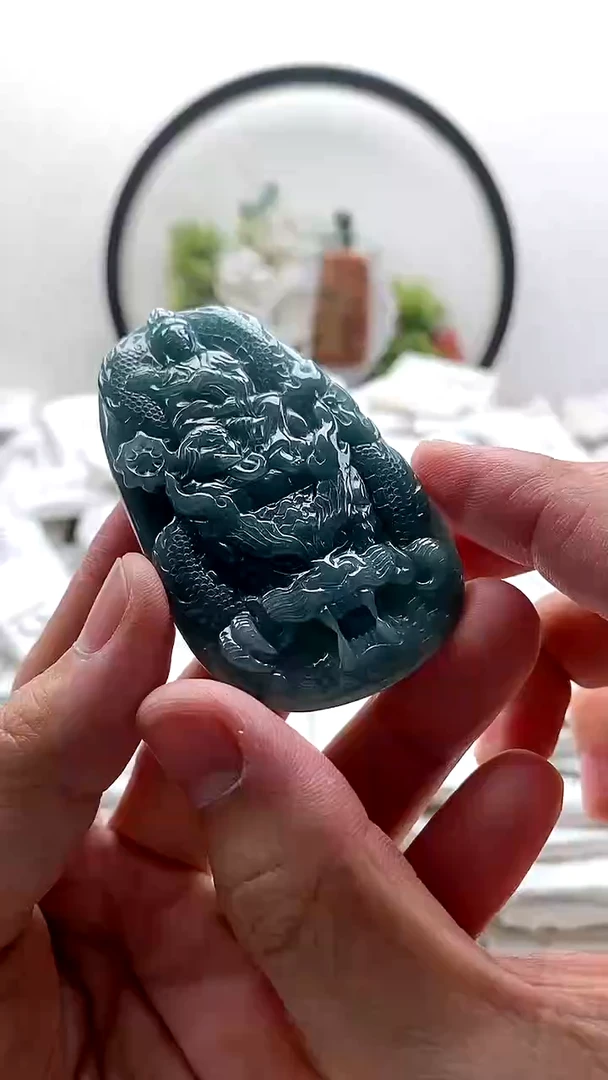 颈饰未镶嵌翡翠普贤