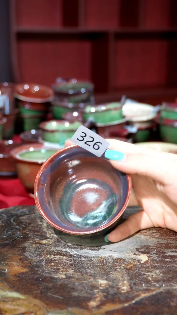 摆件精品窑变钧瓷茶器