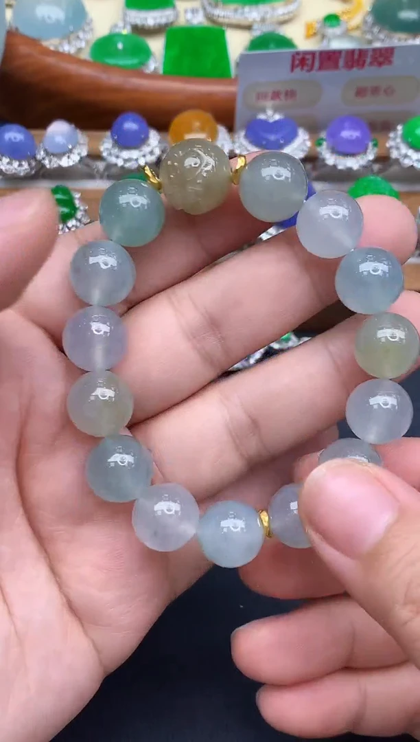 未镶嵌手链翡翠235-中国好珍宝