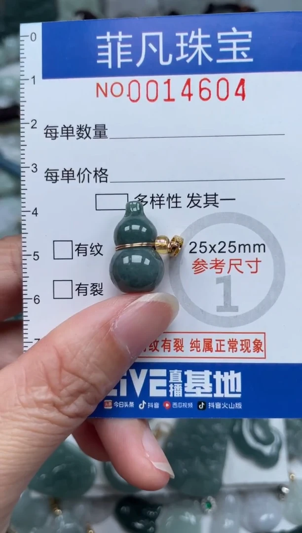 颈饰未镶嵌翡翠14604