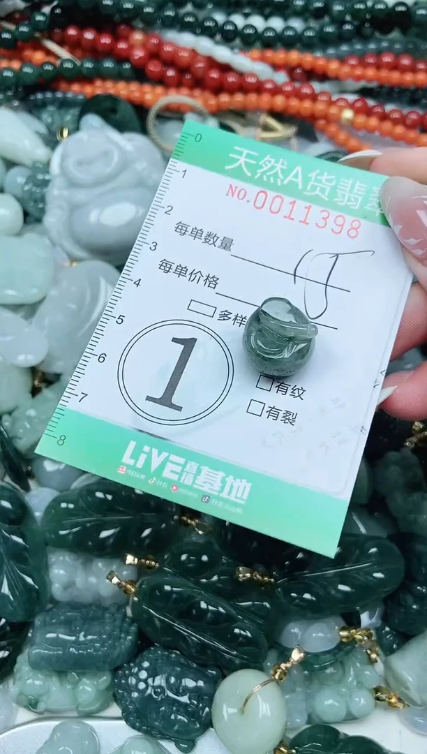 颈饰未镶嵌翡翠翡翠