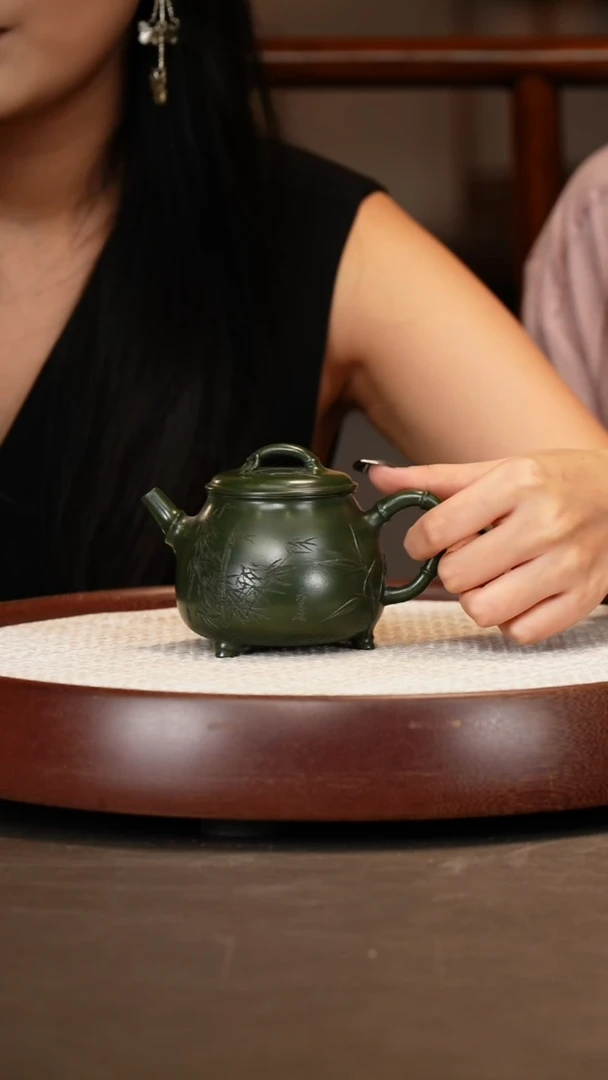 【王惠芬】三足竹节 260c+对杯