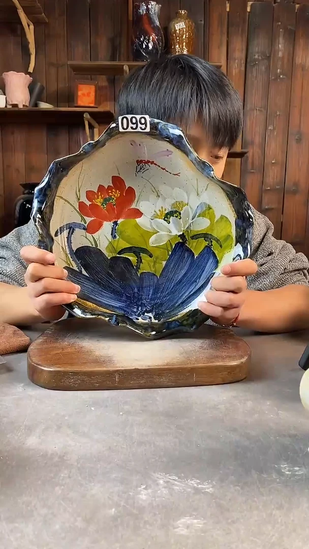 碗099，手工手绘，超值陶瓷