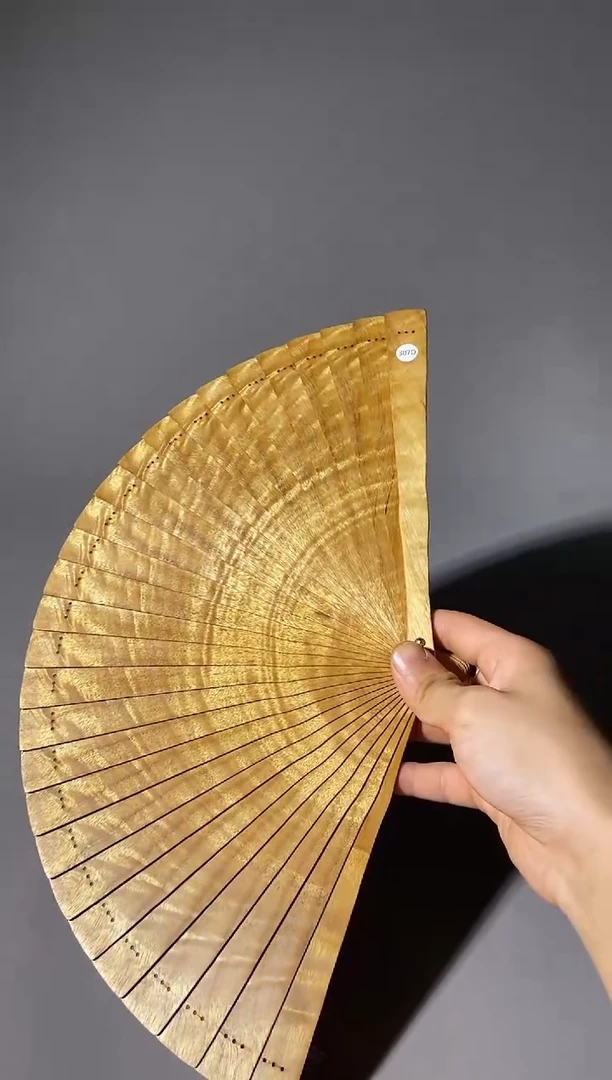 金丝楠阳*:307号21cm小叶桢楠扇子