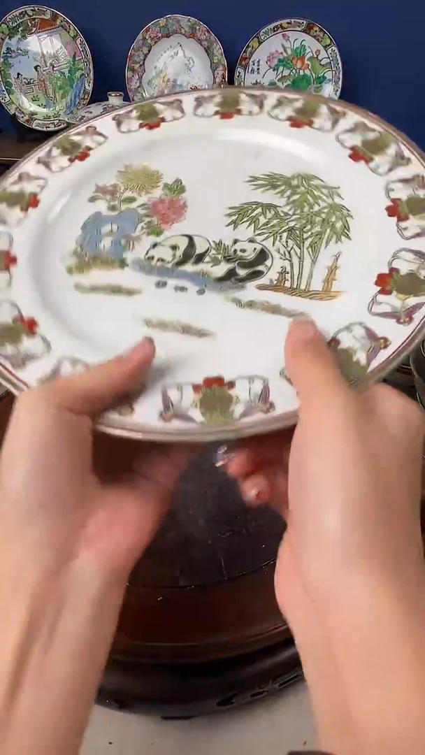 瓷片微瑕景德镇窑厂瓷摆件单件
