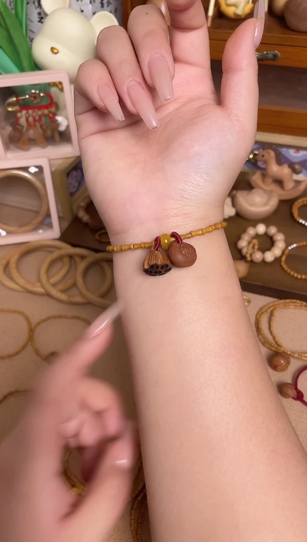 竹节福运连连加黄跑环一物一拍