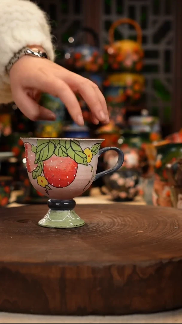 油画 手绘 釉下彩