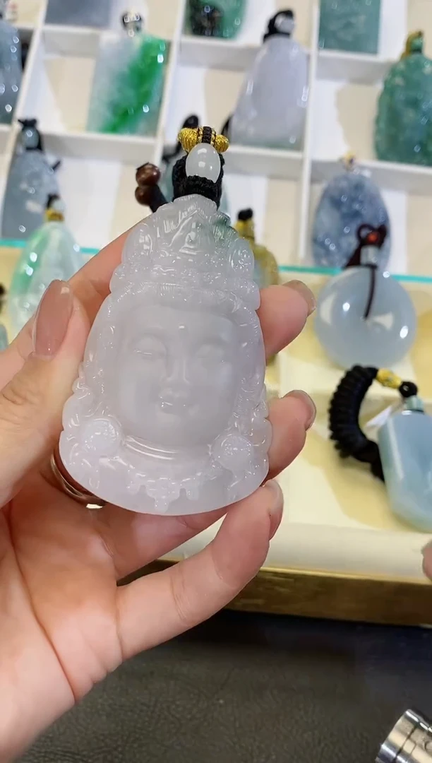 颈饰未镶嵌翡翠缅甸天然翡翠