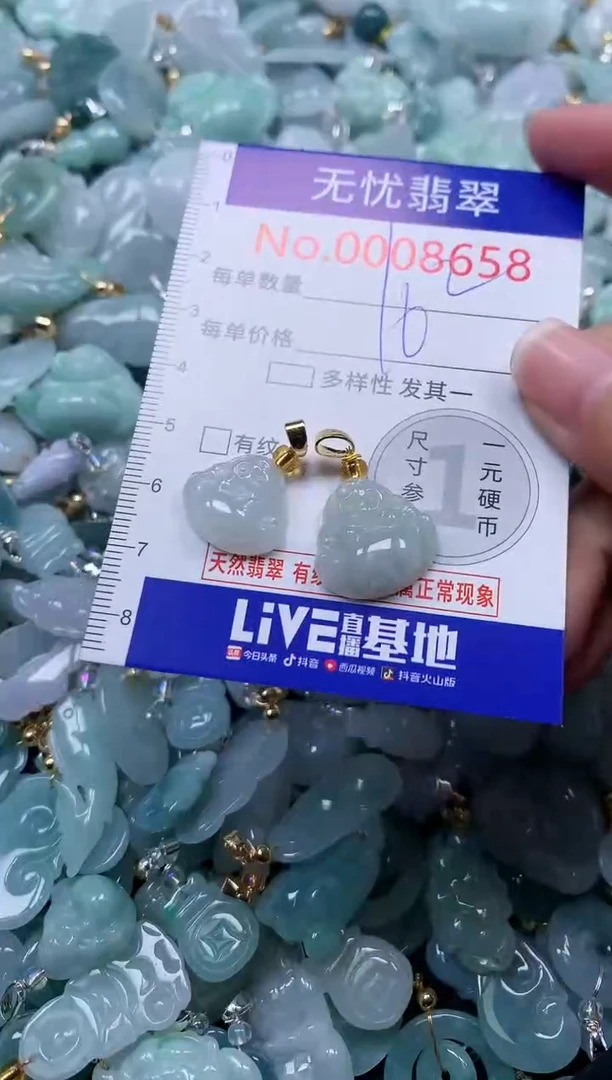 颈饰未镶嵌翡翠8658