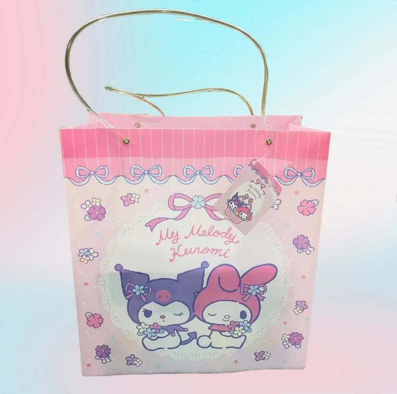 三丽鸥库洛米大容量创意礼品袋礼物袋磨砂感PVC手提袋