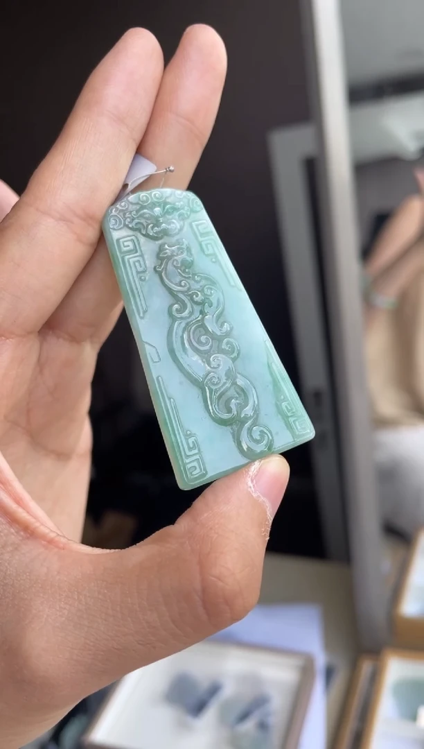 吊坠(不含链)未镶嵌翡翠天然缅甸A货翡翠