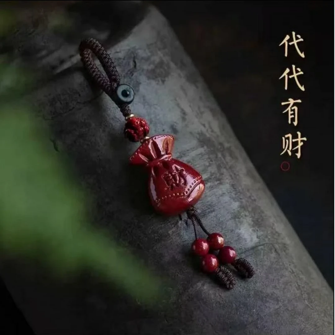 【先生推荐】2025蛇年新款十二生肖红福袋汽车钥匙扣挂件男女通用