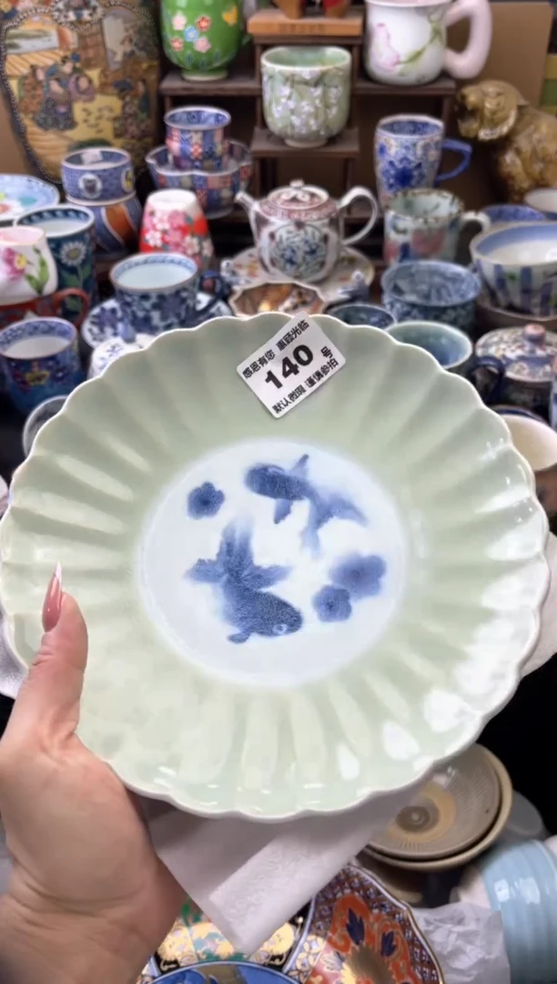 瓷片淘***?140号六六工艺品瓷器