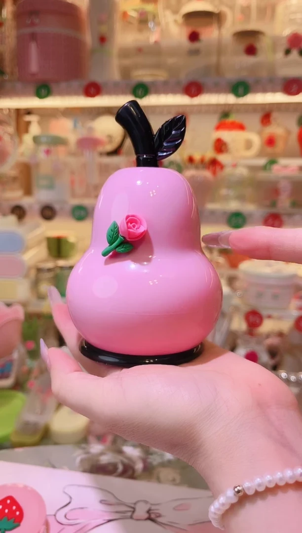 其他品质好发货快放心拍！粉色鸭梨牙签罐