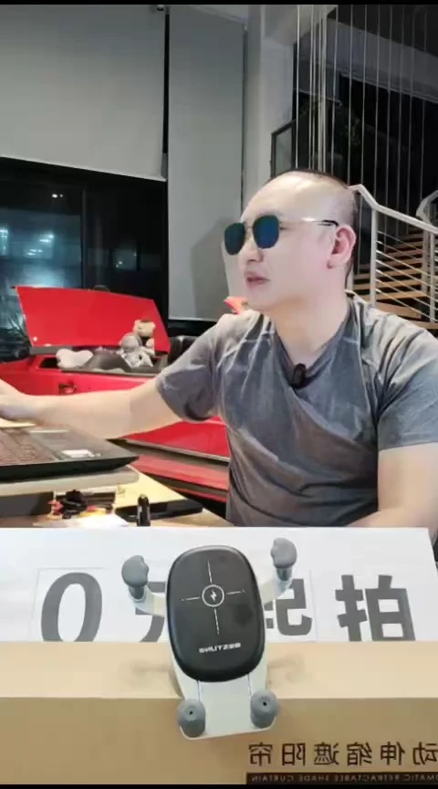 磁性款智能语音车载手机支架小度
