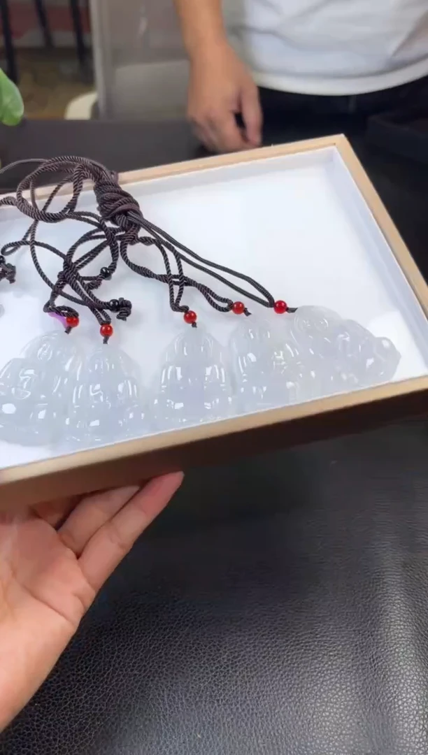 未镶嵌挂件翡翠多样性发一件R703085