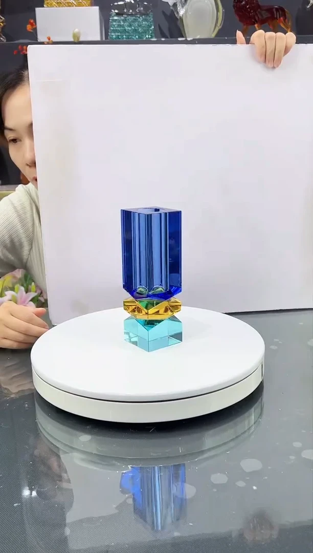 琉璃水晶花瓶1个