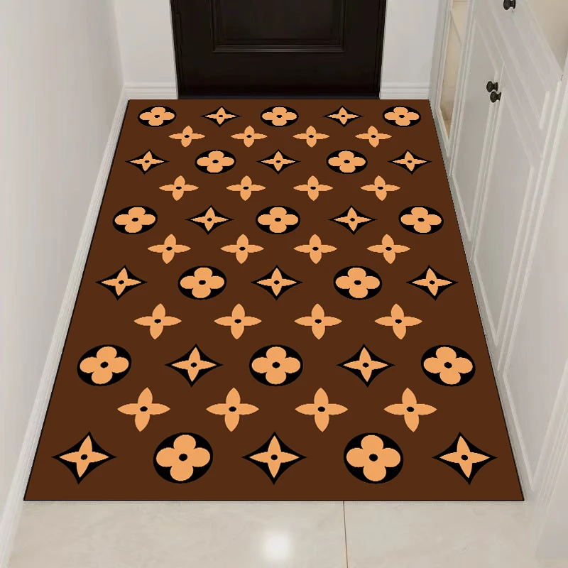 A132(100*160)全新硅藻泥吸水地垫家用进门入户防滑地垫入户门垫