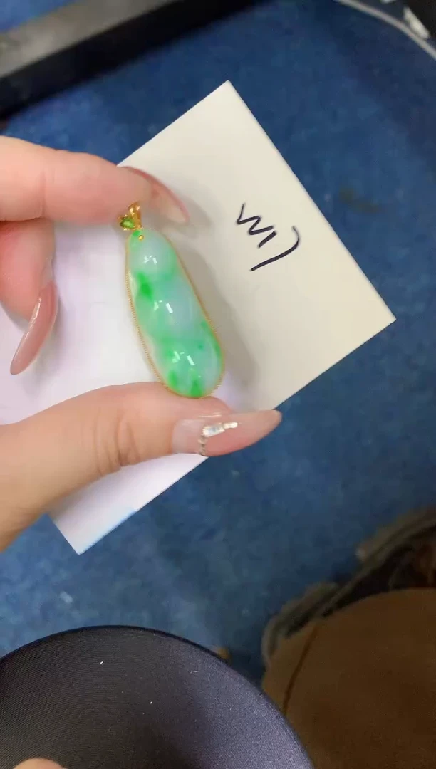 【闪购商品】翡翠颈饰18K金镶嵌0000000000000