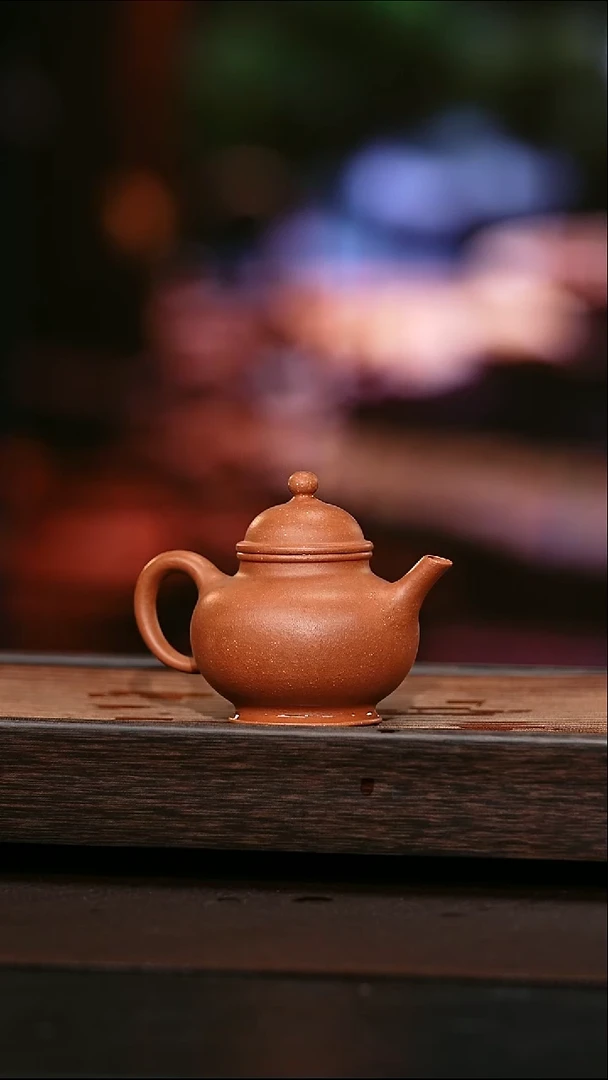 茶壶紫砂原矿紫砂壶  高潘   110cc