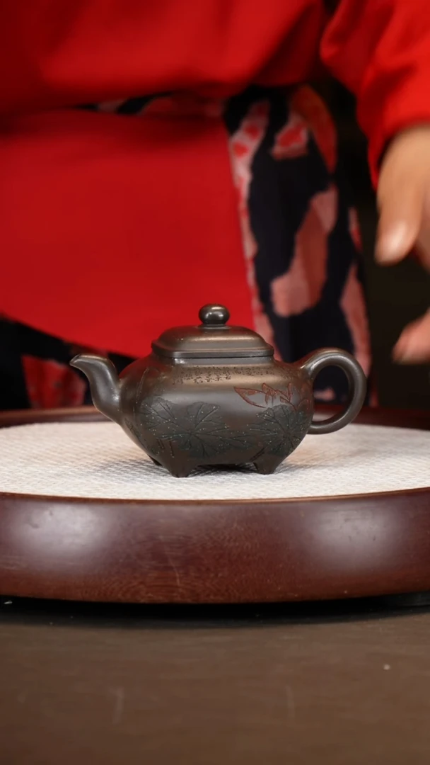 紫砂茶壶【邵映华】高黑泥传炉  240CC