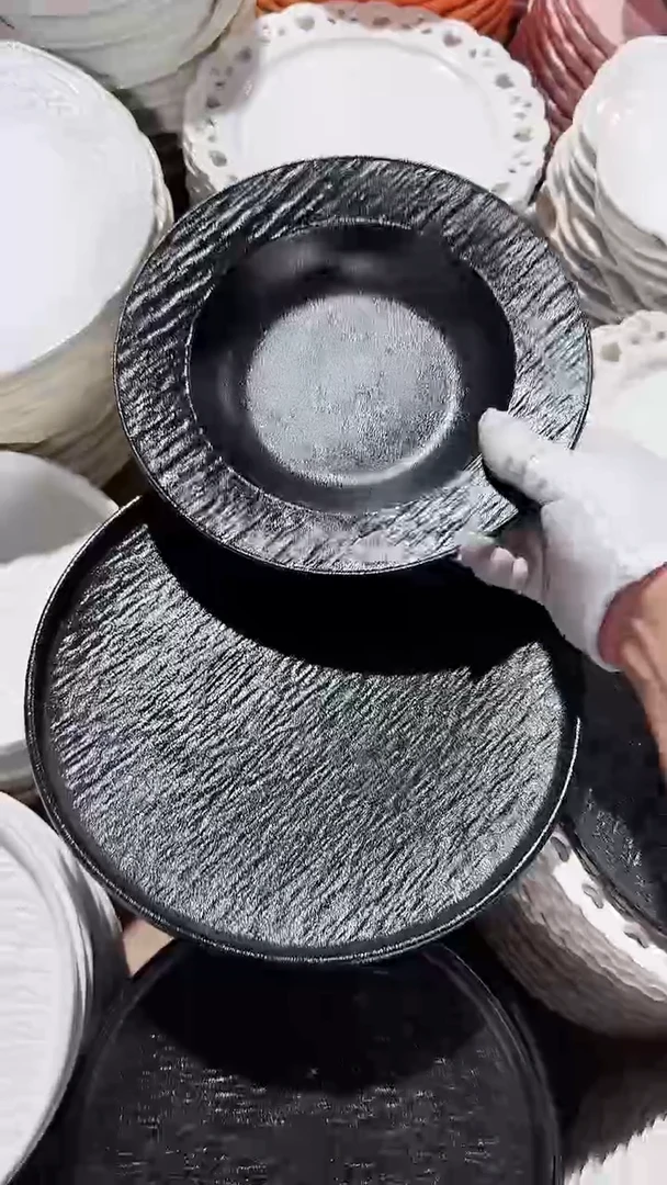 碗2件套大盘和草帽 微瑕