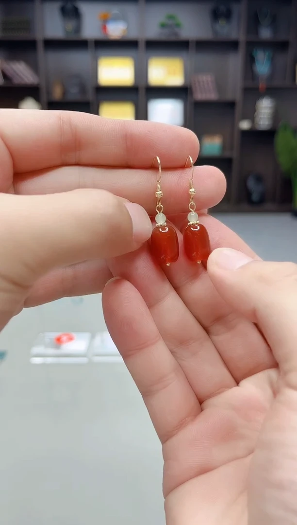 未镶嵌耳饰玛瑙/玉髓133500