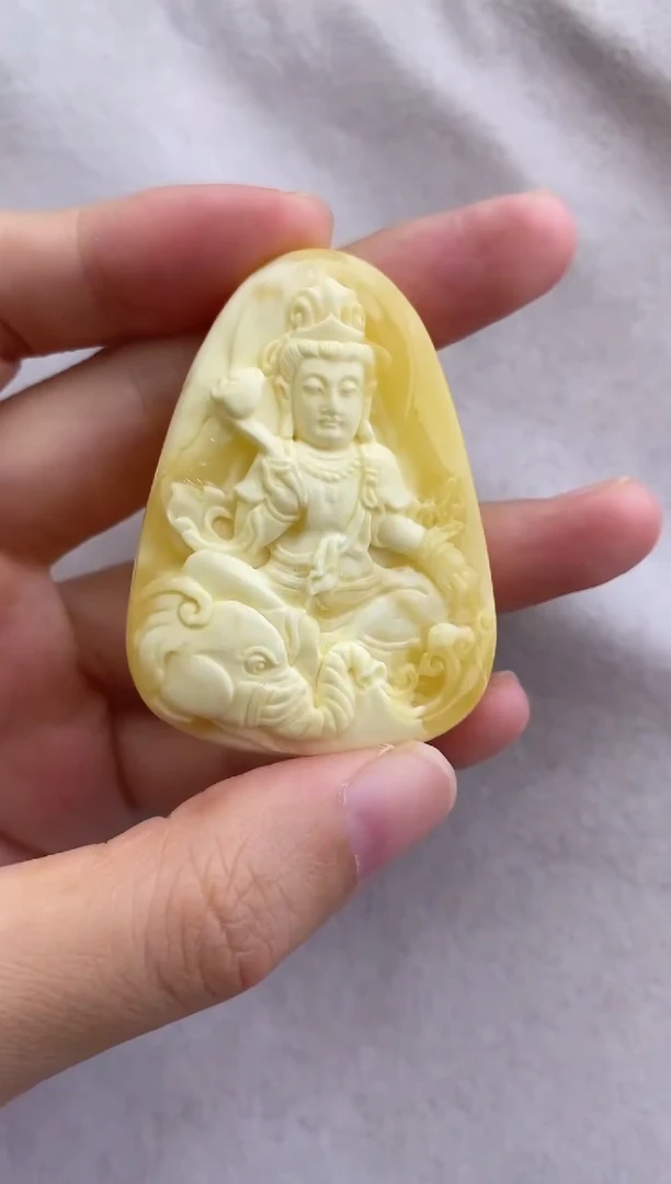 未镶嵌定制琥珀10926203-普贤