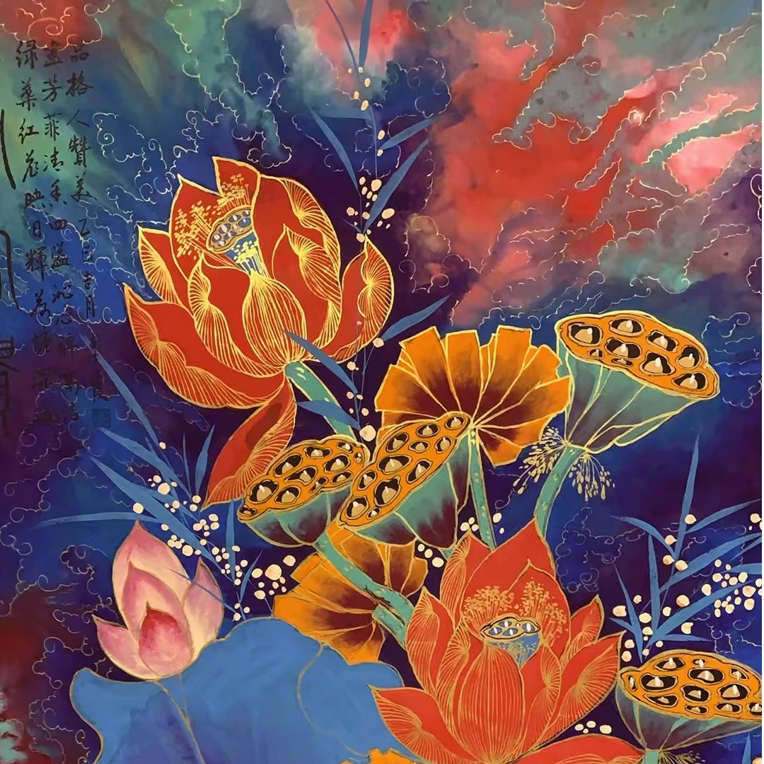 李彦霞作品 《金荷》3