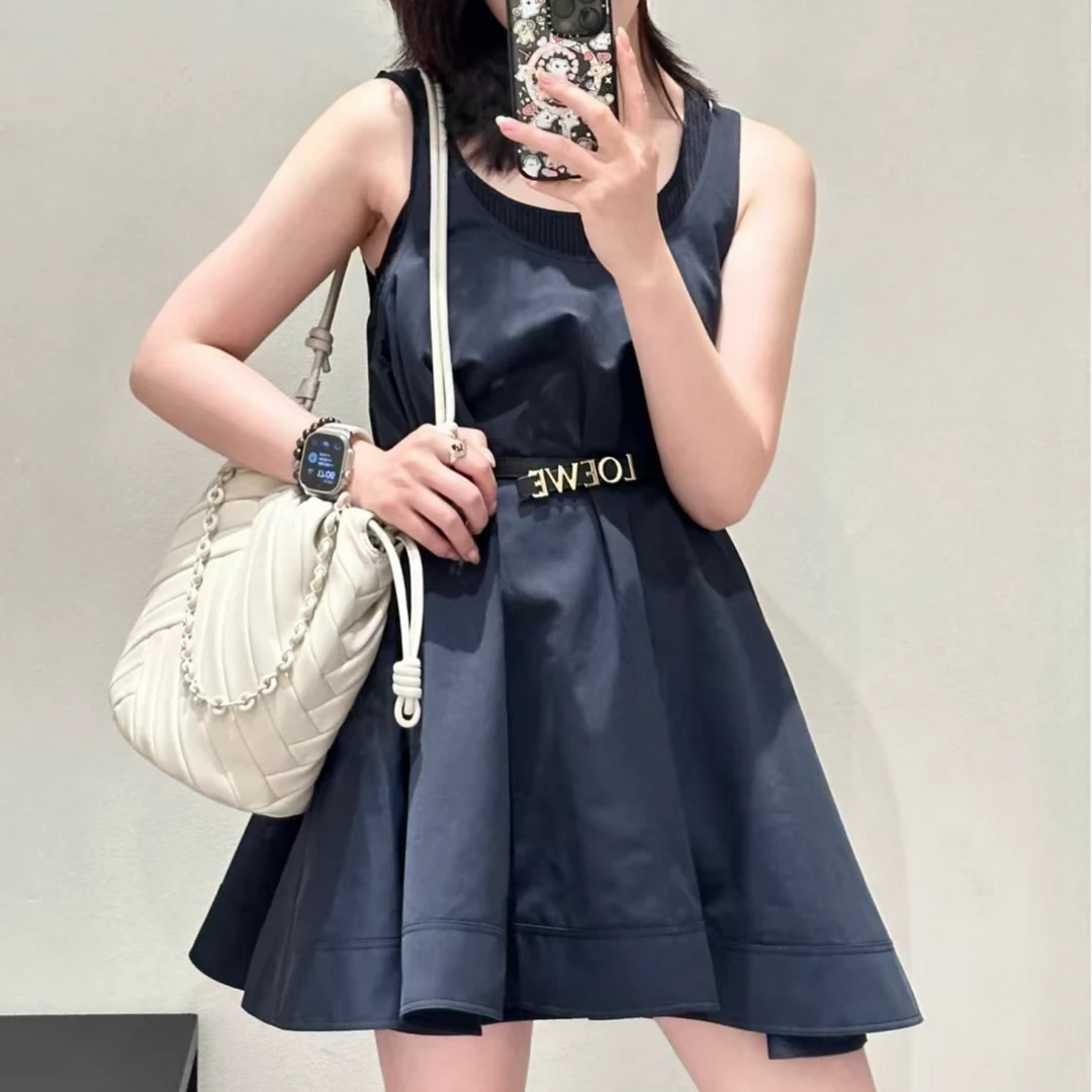 99新 LOEWE/罗意威 双双臻选/bb10355/连衣裙/38