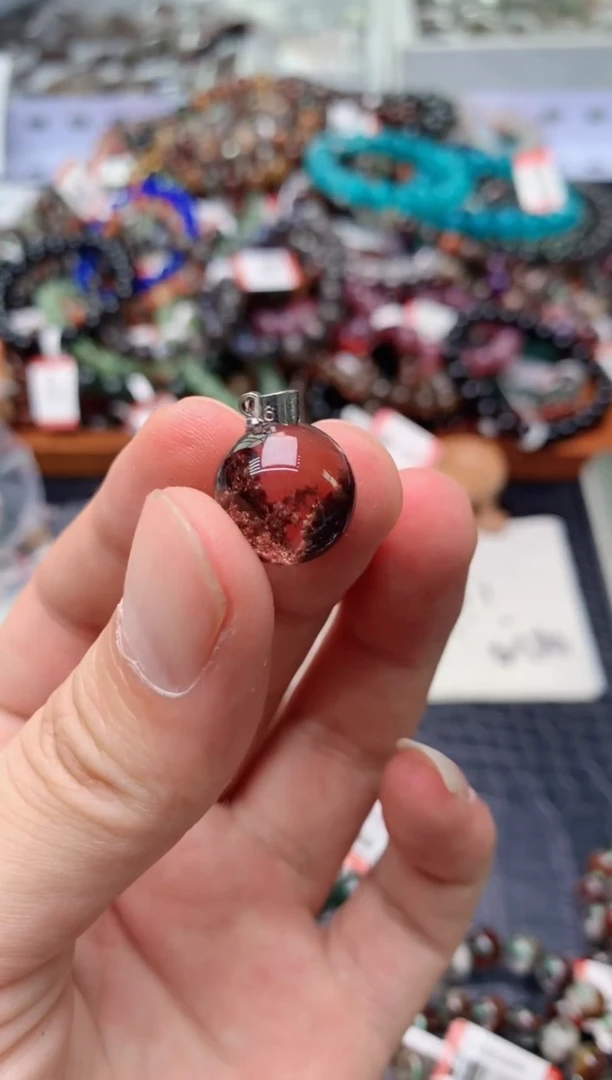 合金吊坠(赠链)水晶113天然