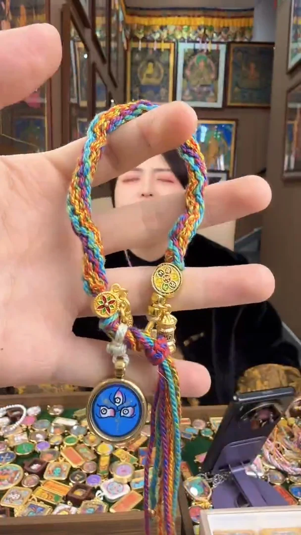 吊坠黑财神轮回劫手绳