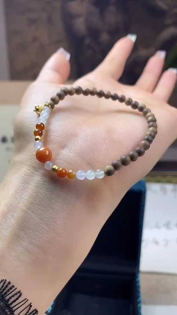 未镶嵌手串翡翠珠串