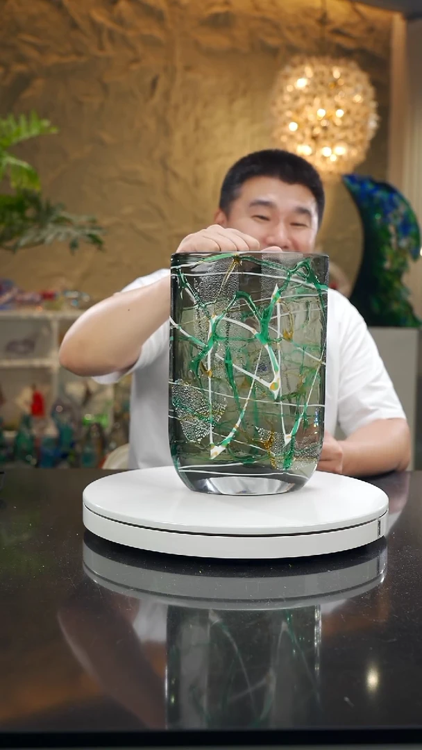 摆件乌**哥福利灰色花瓶