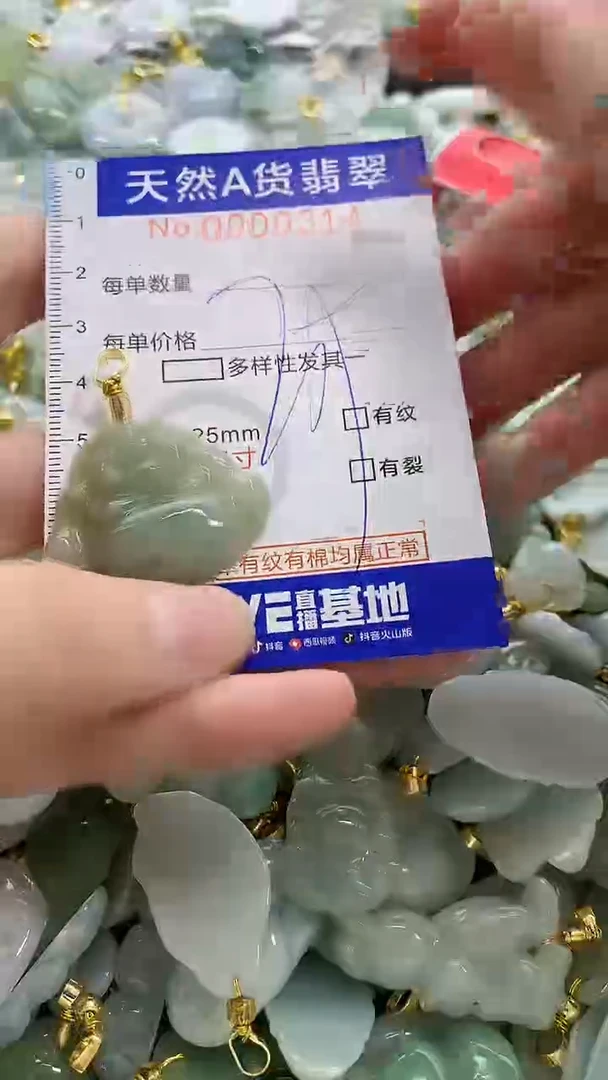 颈饰未镶嵌翡翠纯天然a货翡翠