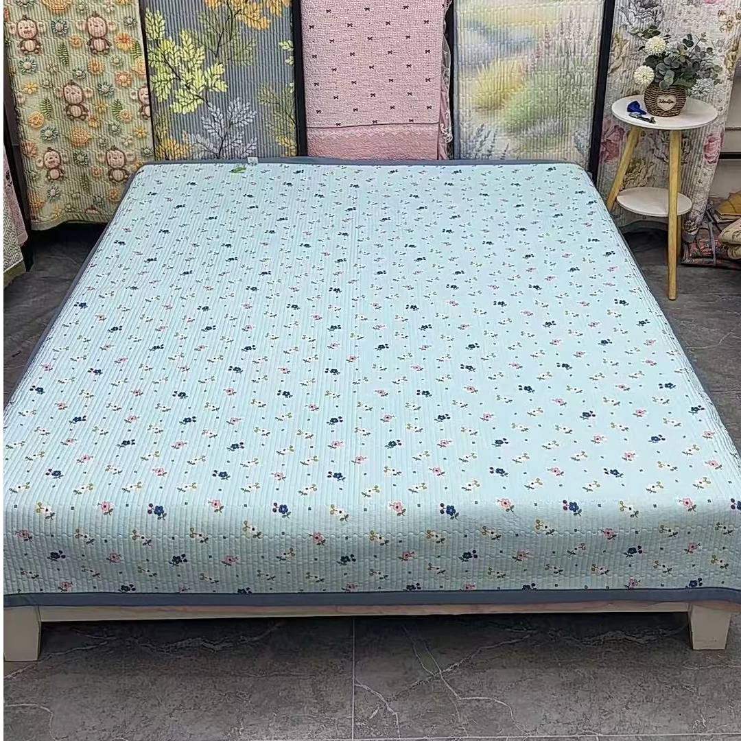 2*2.3米 夏季天丝软凉席《蓝色心情》