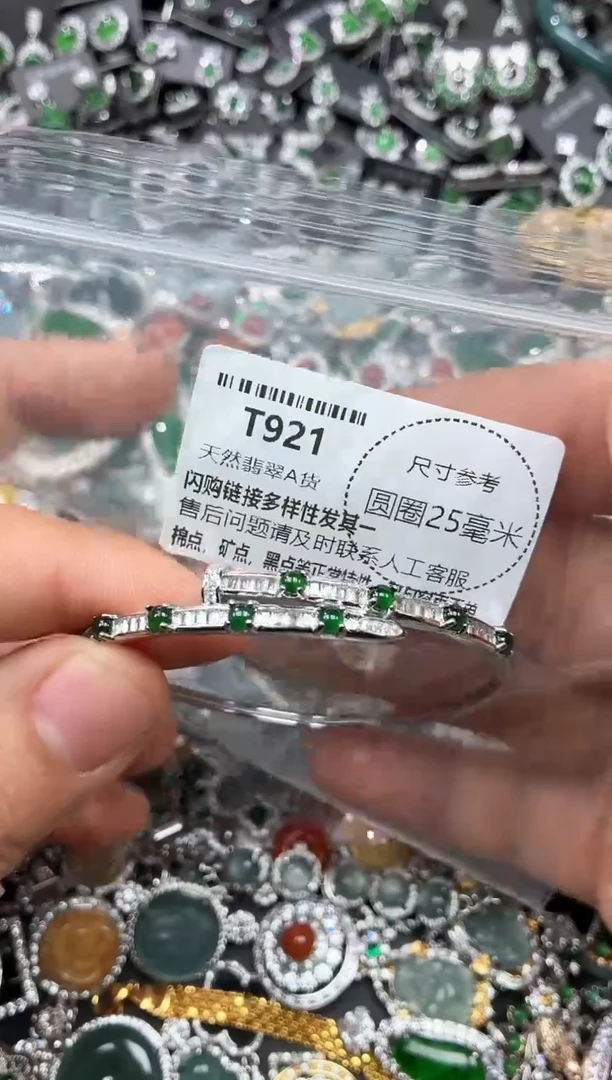 翡翠未镶嵌颈饰T921手镯