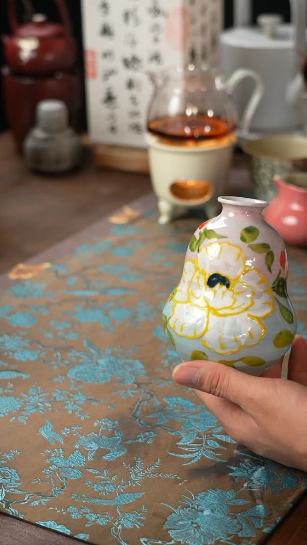 【闪购商品】景德镇陶瓷手绘花瓶702