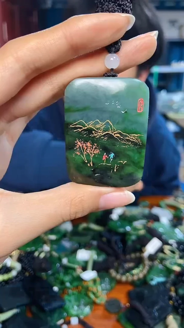 未镶嵌和田玉挂件1