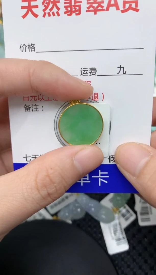 【闪购商品】翡翠颈饰18K金镶嵌111111111111