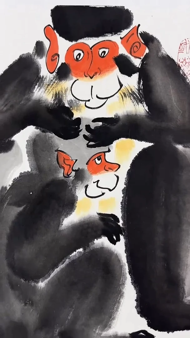 国画王冠人-1平尺-写意