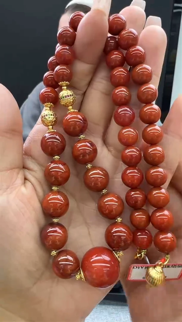 【闪购商品】南红玛瑙颈饰未镶嵌755秒拍号